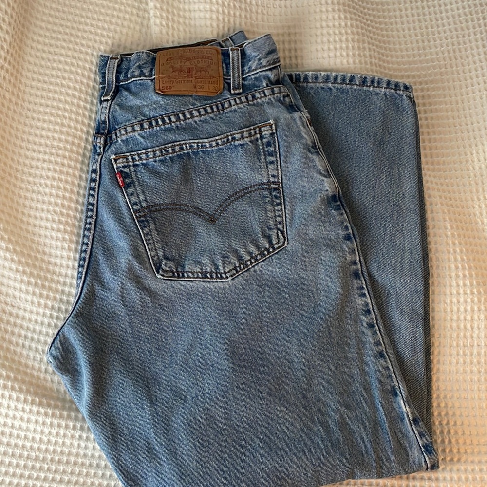 Men’s Levi 560 Loose Fit Tapered Leg Jeans Size 36x30